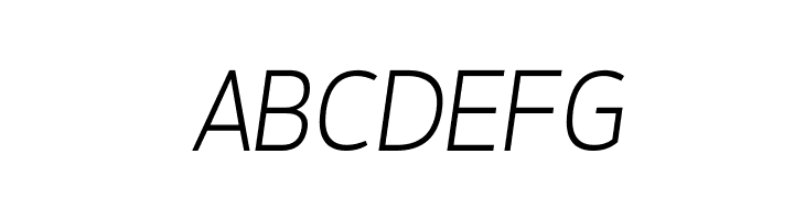 Tepeno Sans Light Italic  Free Fonts Download