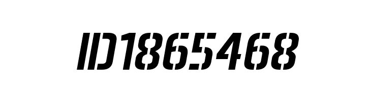 Aero Matics Stencil Italic  Free Fonts Download