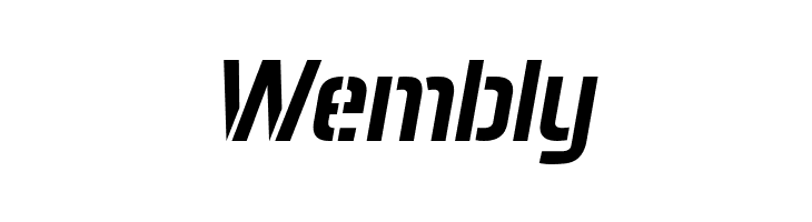 Aero Matics Stencil Italic  Free Fonts Download