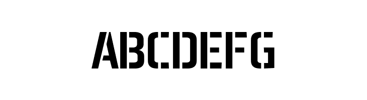 Aero Matics Stencil Regular  Free Fonts Download