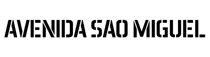 Aero Matics Stencil Regular  Free Fonts Download