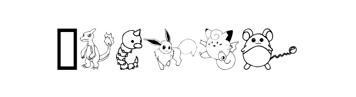 Tyler's Pokemon  Free Fonts Download