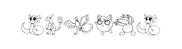 Tyler's Pokemon  Free Fonts Download