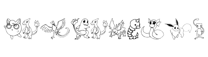 Tyler's Pokemon  Free Fonts Download