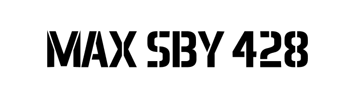 Aero Matics Stencil Bold  Free Fonts Download