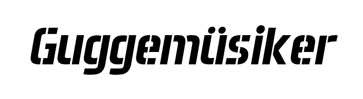 Aero Matics Stencil Bold Italic  Free Fonts Download