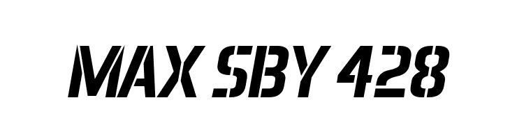 Aero Matics Stencil Bold Italic  Free Fonts Download