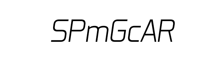 Aero Matics Light Italic  Free Fonts Download