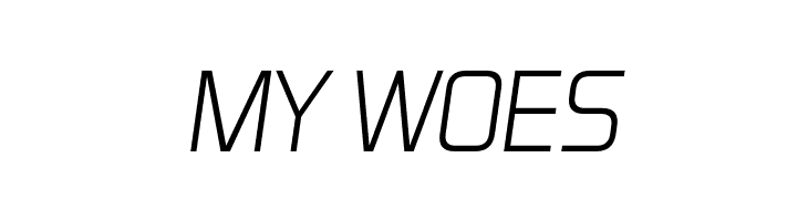 Aero Matics Display Light Italic  Free Fonts Download