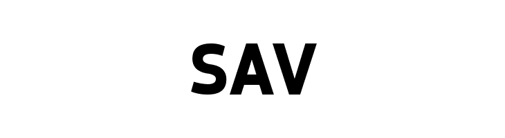 SAV Dyno Bold Font