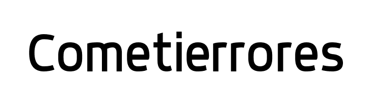 Cometierrores Dyno Regular Font