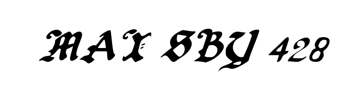 Uberh&ouml;lme Italic  Free Fonts Download