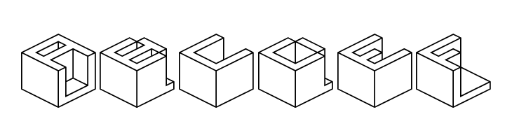 Qbicle 4 BRK  Free Fonts Download