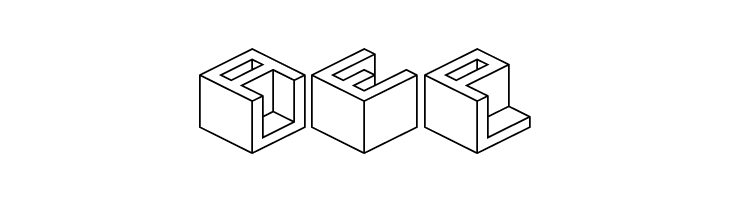 Qbicle 4 BRK  Free Fonts Download