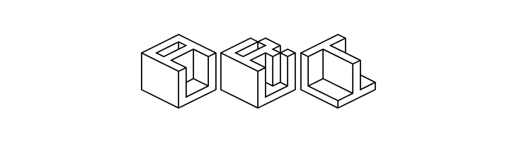 Qbicle 4 BRK  Free Fonts Download
