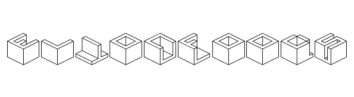 Qbicle 4 BRK  Free Fonts Download