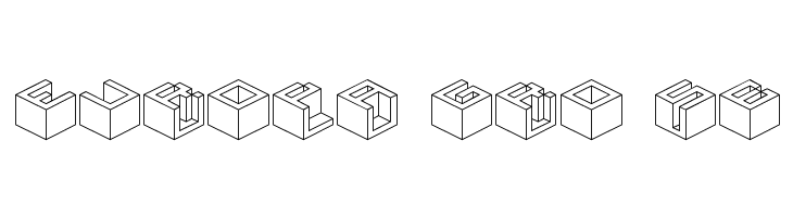 Qbicle 4 BRK  Free Fonts Download