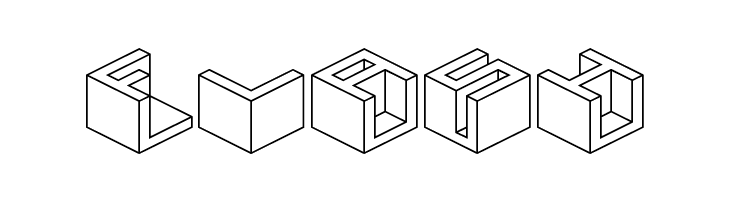 Qbicle 4 BRK  Free Fonts Download