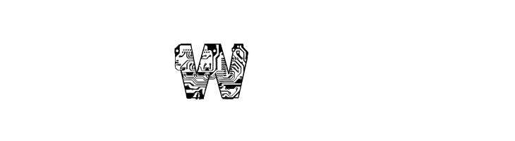 CF Circuit Electrique Regular  Free Fonts Download