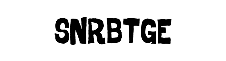 SNRBTGE Dro DEMO Font
