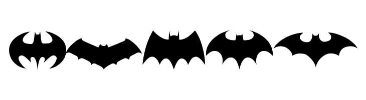 Batman Evolution Logo Font  Free Fonts Download