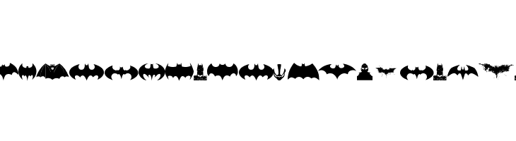 Batman Evolution Logo Font  Free Fonts Download