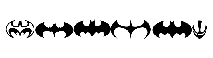 Batman Evolution Logo Font  Free Fonts Download