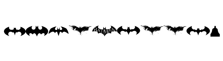 Batman Evolution Logo Font  Free Fonts Download