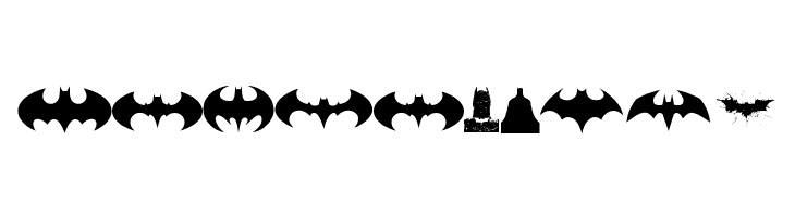 Batman Evolution Logo Font  Free Fonts Download