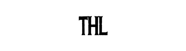 THL Spanish Stencil Font