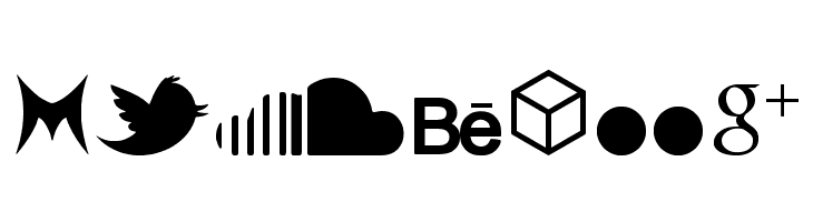 Social Icon by BRIANQC  Free Fonts Download