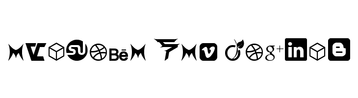 Social Icon by BRIANQC  Free Fonts Download