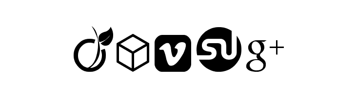 Social Icon by BRIANQC  Free Fonts Download