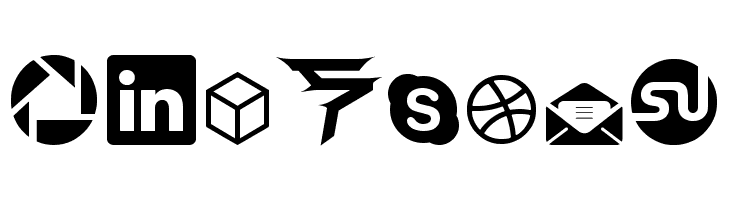 Social Icon by BRIANQC  Free Fonts Download
