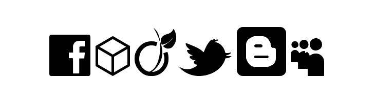 Social Icon by BRIANQC  Free Fonts Download