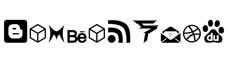 Social Icon by BRIANQC  Free Fonts Download