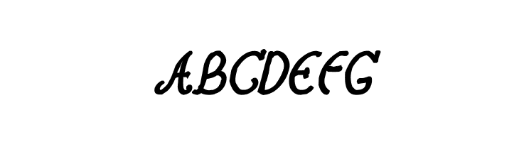 CRU-Nonthawat-Hand-Written Bold-Italic  Free Fonts Download