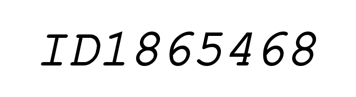 ER Kurier Mac Italic  Free Fonts Download