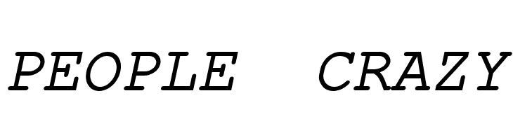 ER Kurier Mac Italic  Free Fonts Download