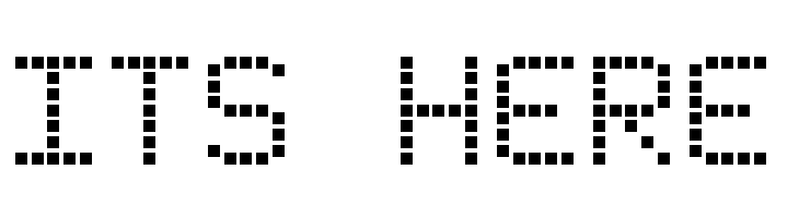 Modern LED Board-7  Free Fonts Download