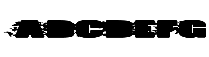 JUMBO BURN A  Free Fonts Download