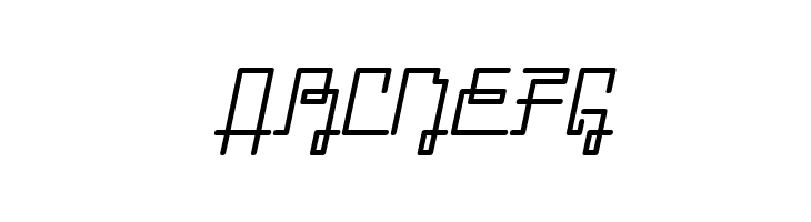 ZETUEcript Oblique  Free Fonts Download