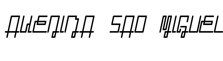 ZETUEcript Oblique  Free Fonts Download