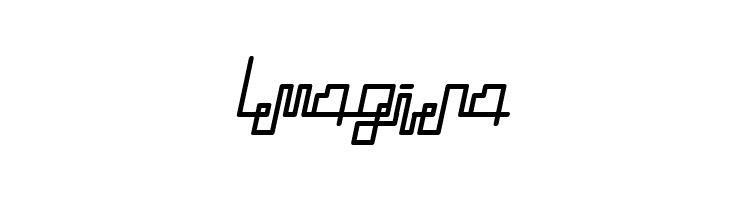 ZETUEcript Oblique  Free Fonts Download