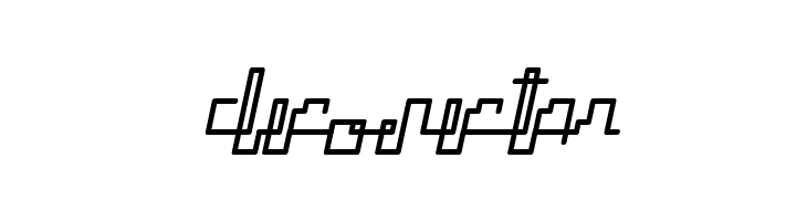 ZETUEcript Oblique  Free Fonts Download