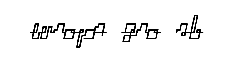 ZETUEcript Oblique  Free Fonts Download