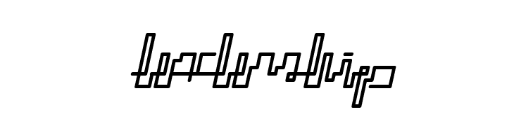 ZETUEcript Oblique  Free Fonts Download