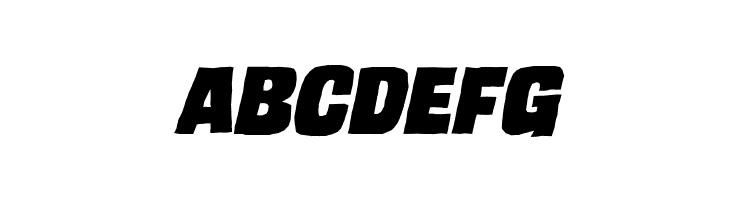 TrashCinema BB Italic  Free Fonts Download