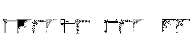 wmcorners1  Free Fonts Download