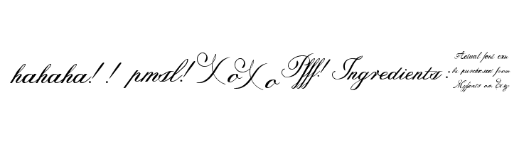 Trufla Words  Free Fonts Download